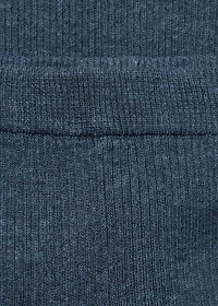 Ribbed knit trousers