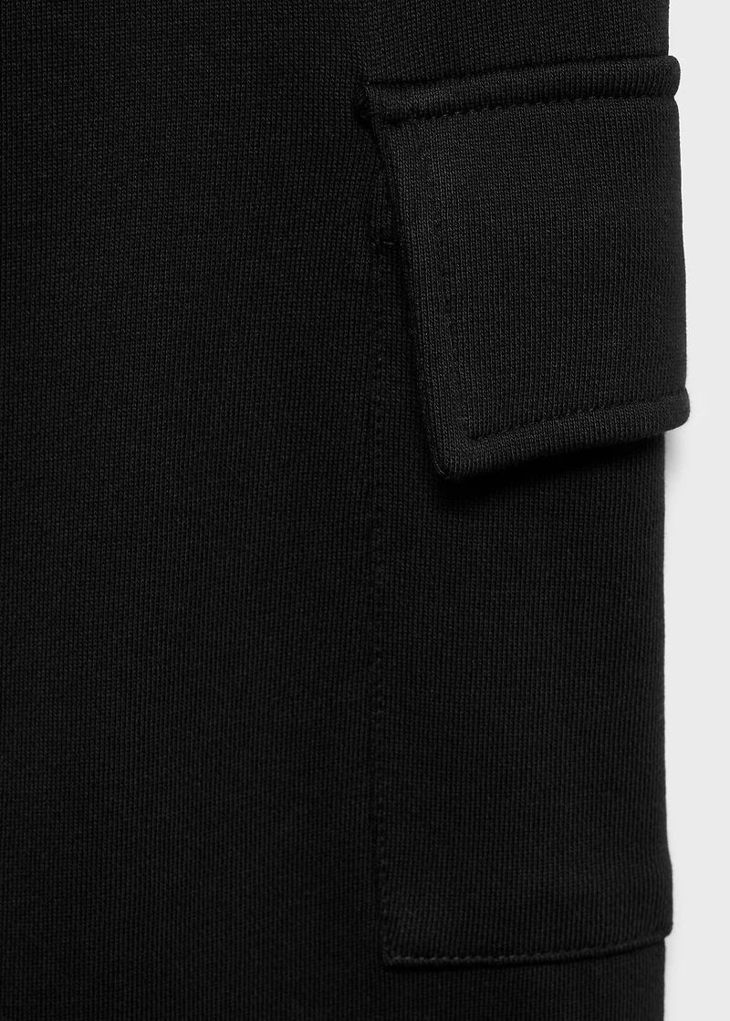 Cotton cargo joggers