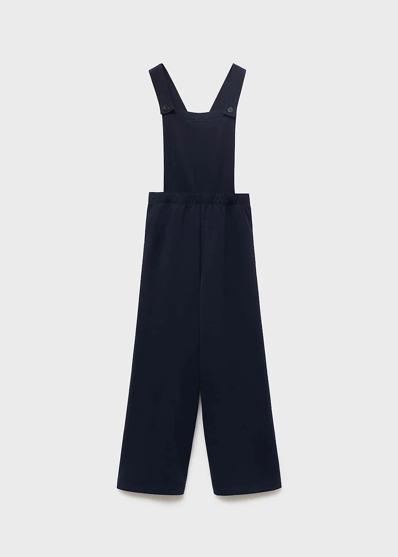 Long knitted dungarees