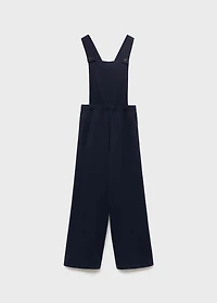 Long knitted dungarees