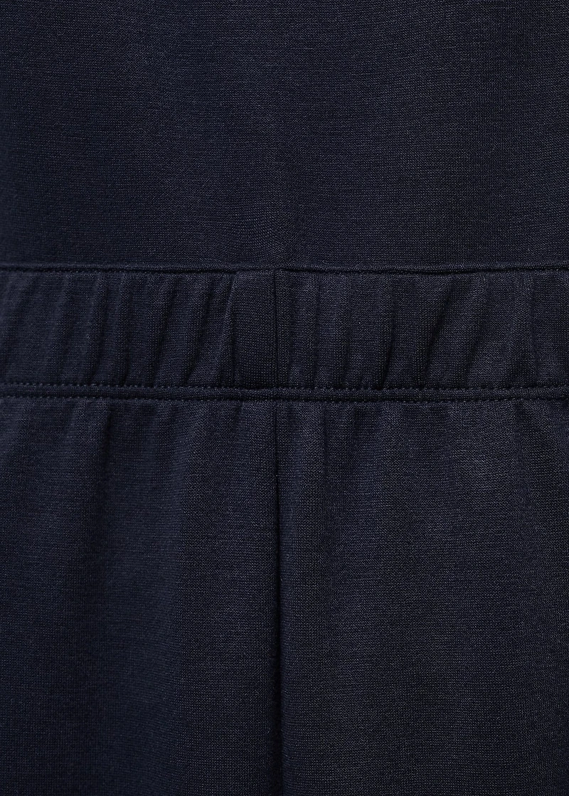 Long knitted dungarees