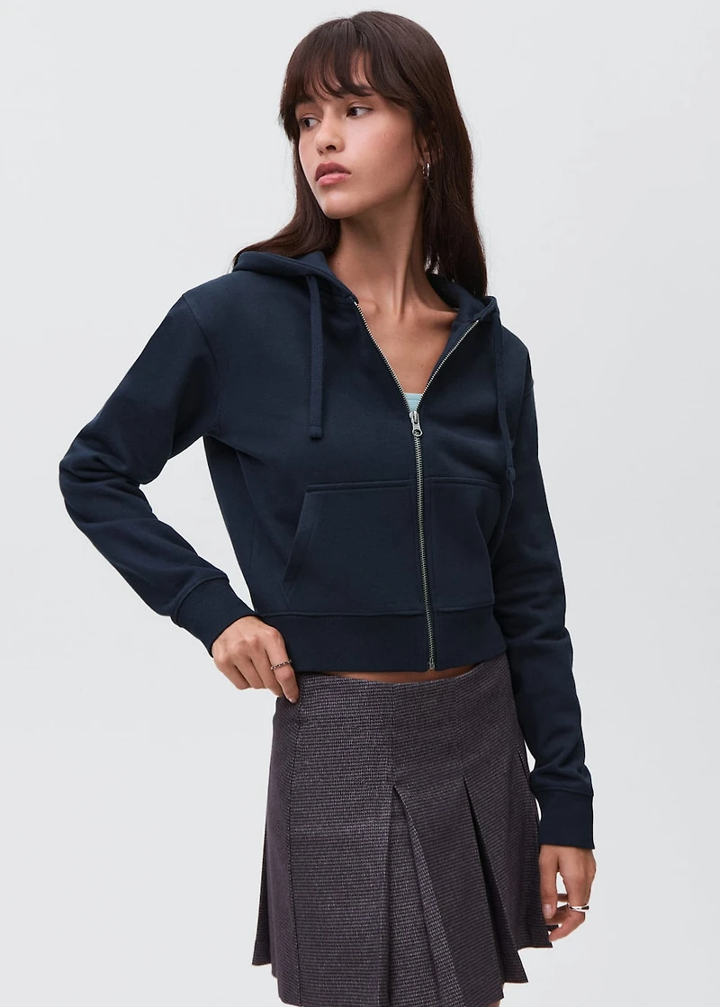 Zipped hoodie