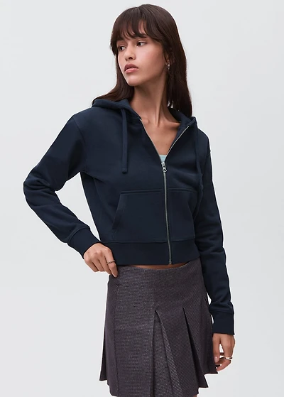 Zipped hoodie