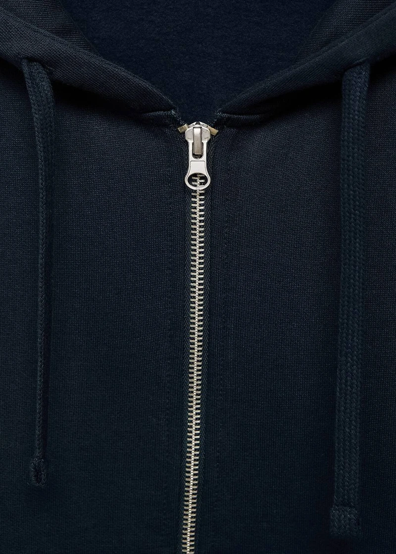 Zipped hoodie
