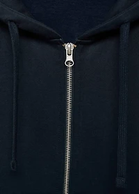 Zipped hoodie