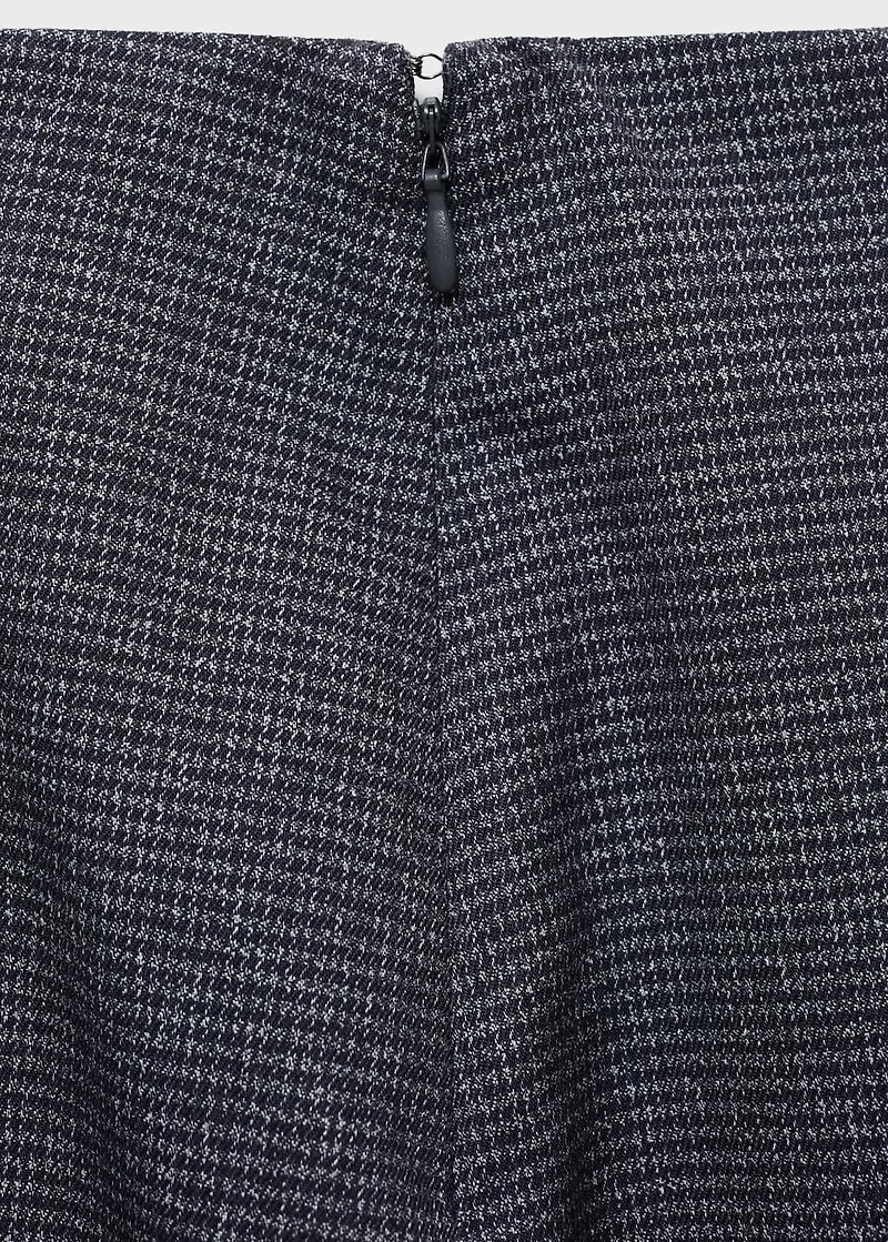Pleated skirt pants