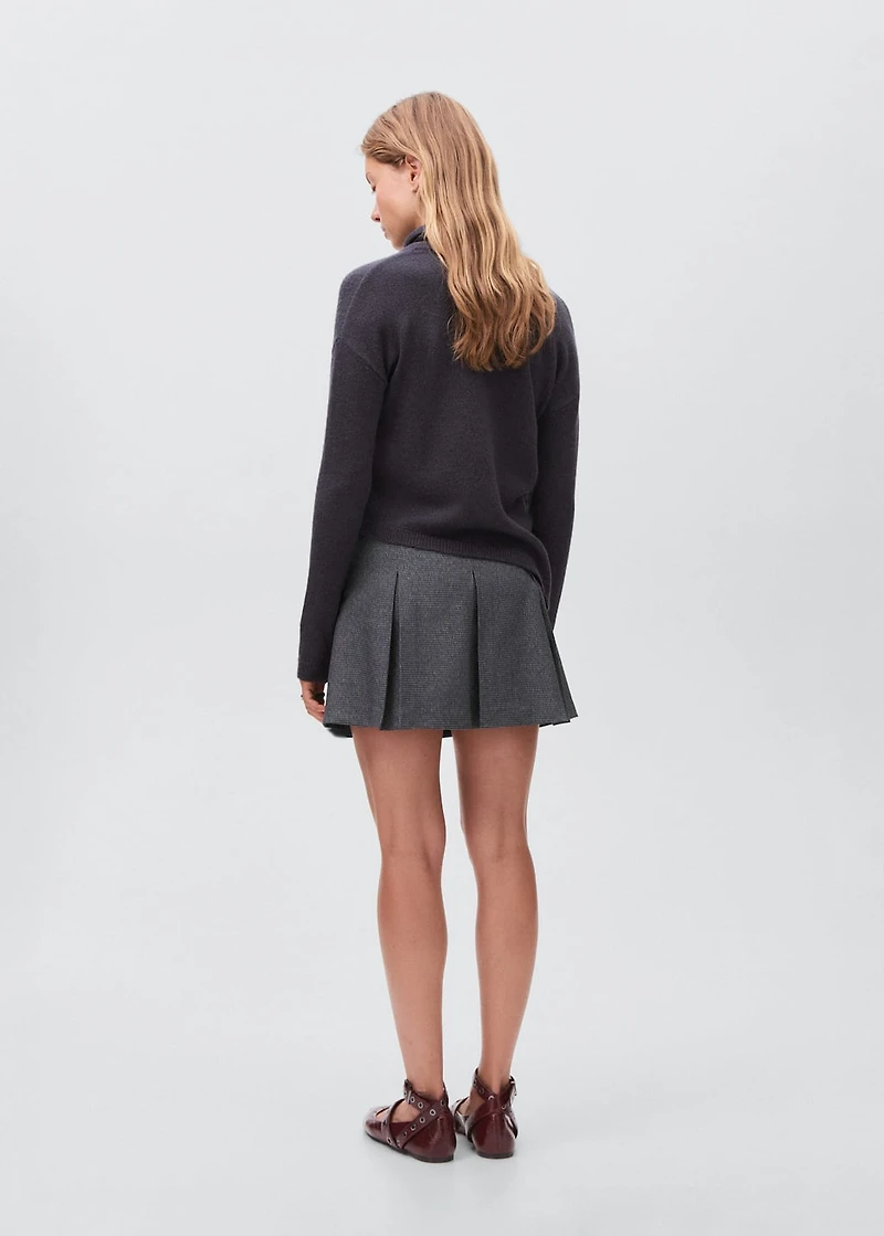Pleated skirt pants