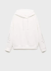 Sweatshirt with embroidered star