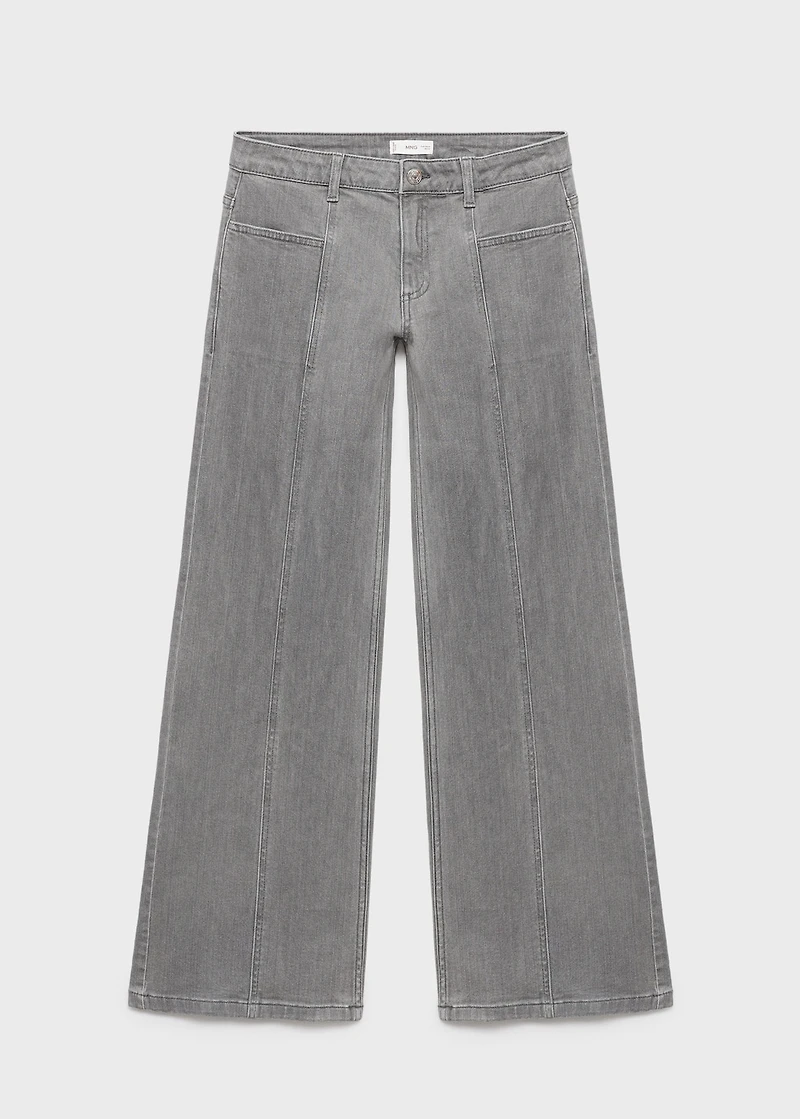Jeans with embroidered stars