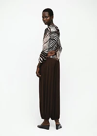 Zebra print blouse