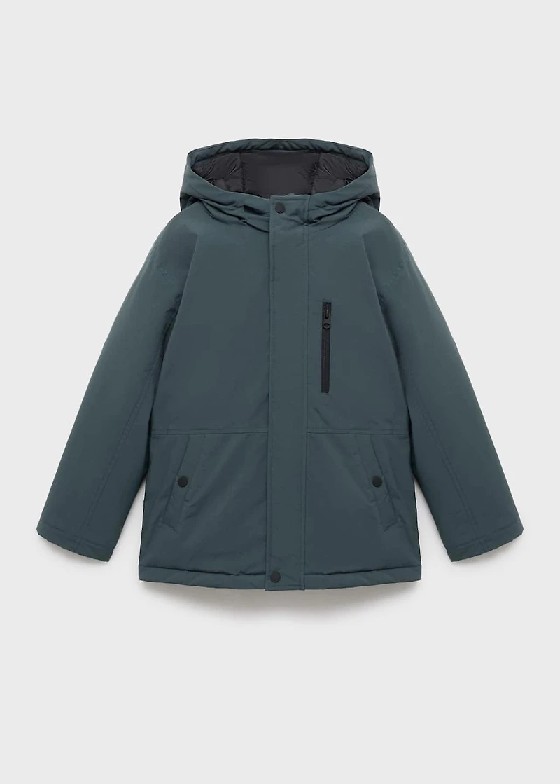 Pocket quilted jacket