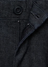 Dark wash straight fit jeans