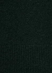 Short knitted turtleneck dress