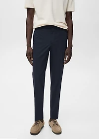 Slim-fit suit pants
