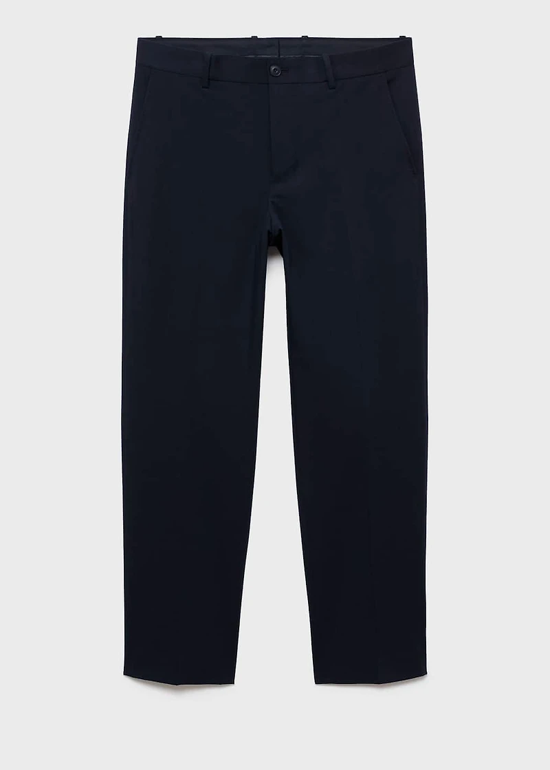 Slim-fit suit pants