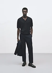Slim-fit suit pants