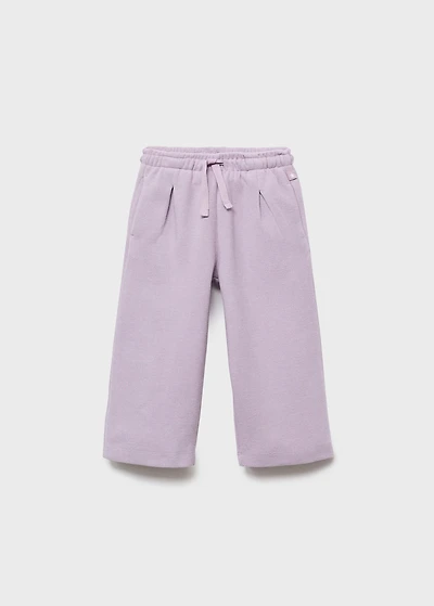 Cotton drawstring joggers