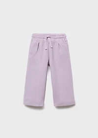 Cotton drawstring joggers