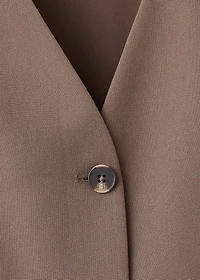 Long suit-style jumpsuit