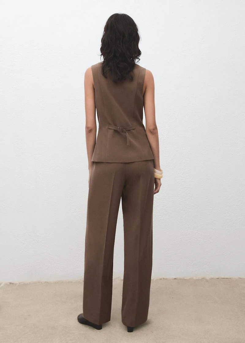 Long suit-style jumpsuit
