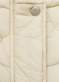Oversize quilted down anorak