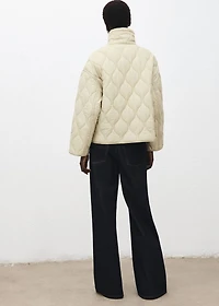 Oversize quilted down anorak