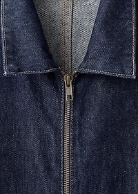 Belt denim jumpsuit