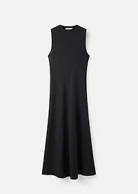 Midi-dress with stitching
