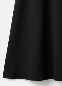 Midi-dress with stitching