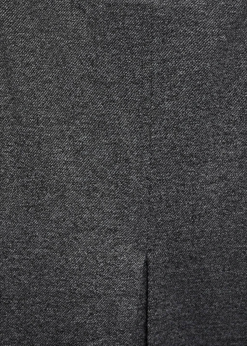 Pleated A-line skirt