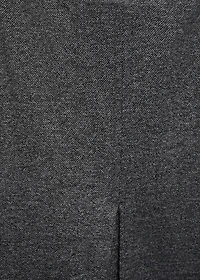 Pleated A-line skirt