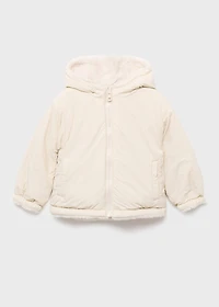 Reversible fur coat
