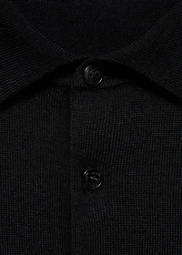 100% merino wool polo jumper