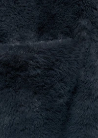 Fur-effect cape vest