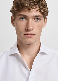 100% cotton slim-fit formal shirt