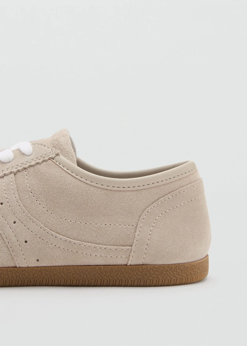 Suede sneakers
