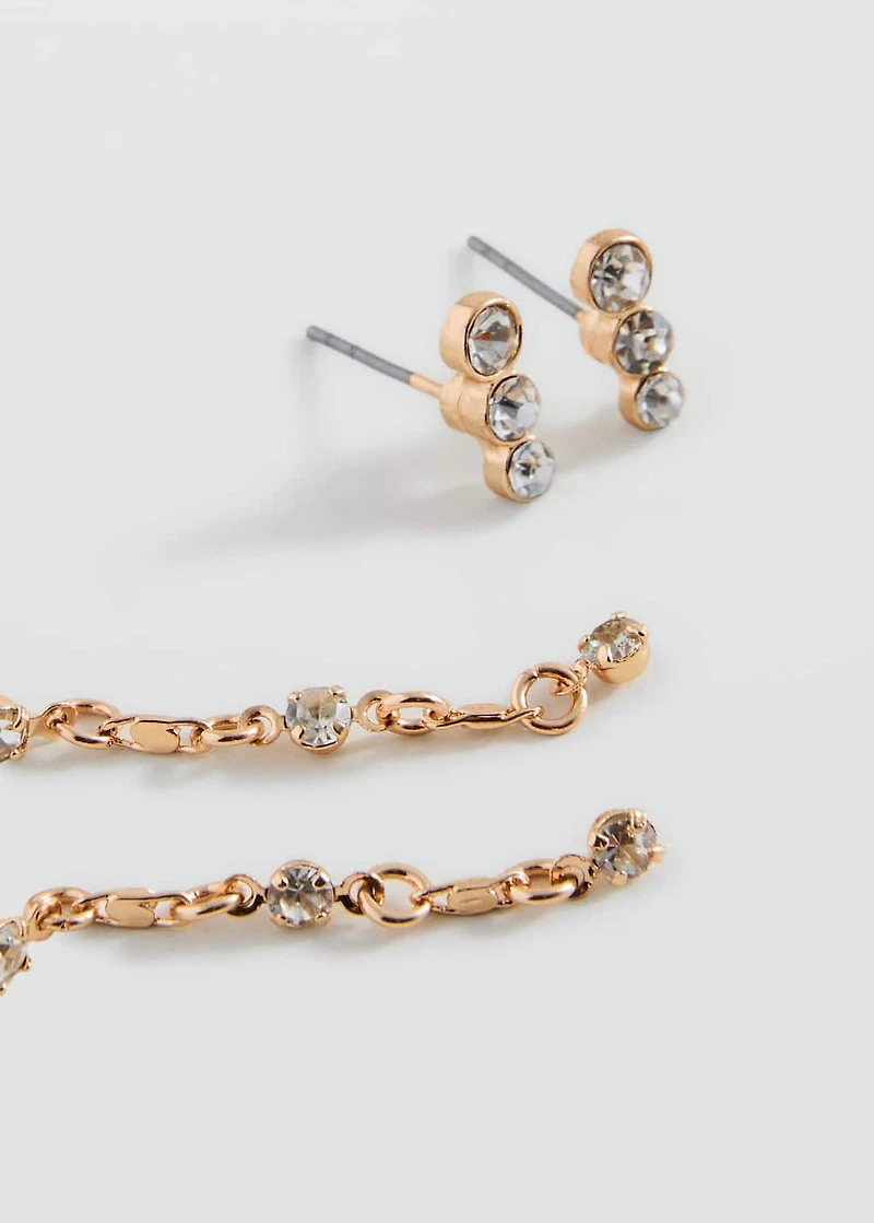 Necklace and earrings set