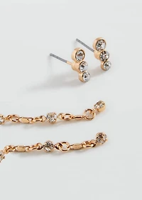 Necklace and earrings set