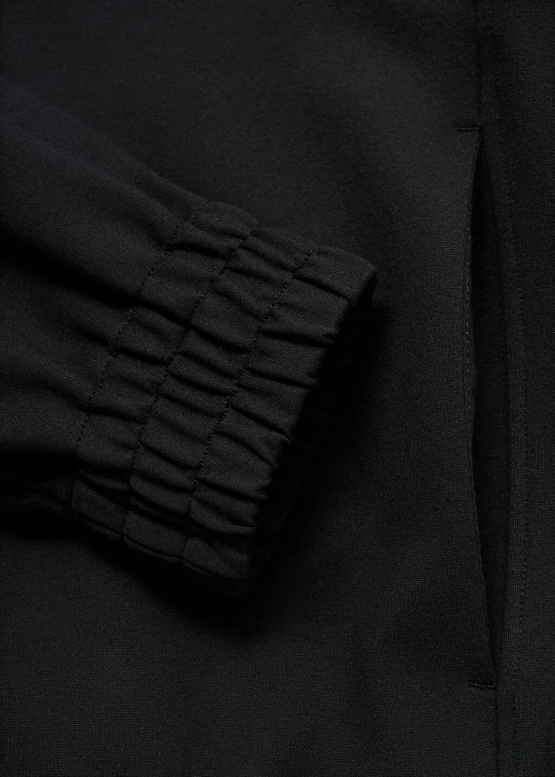 Regular-fit zip-up hoodie