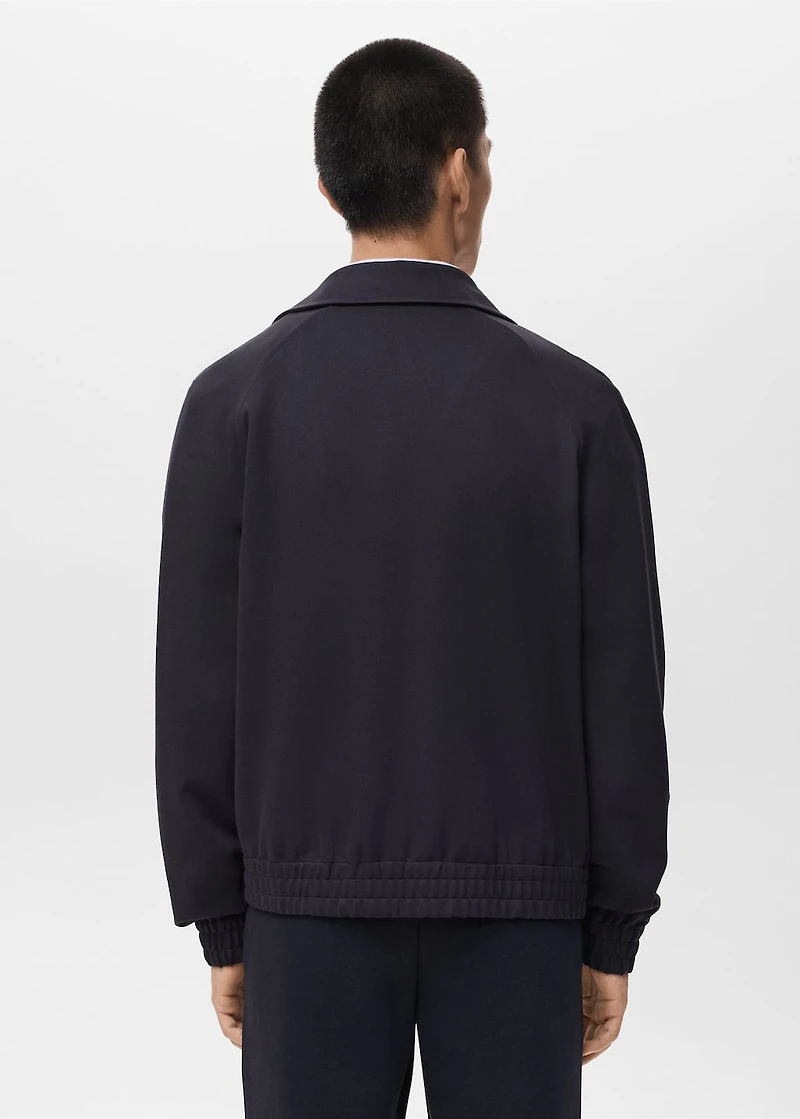 Regular-fit zip-up hoodie
