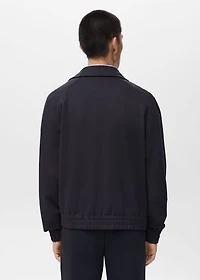 Regular-fit zip-up hoodie