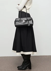 Combined pleated skirt