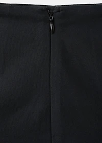 Combined pleated skirt