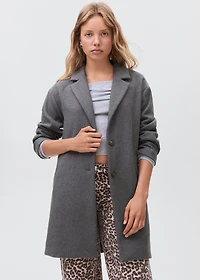 Cloth midi-coat