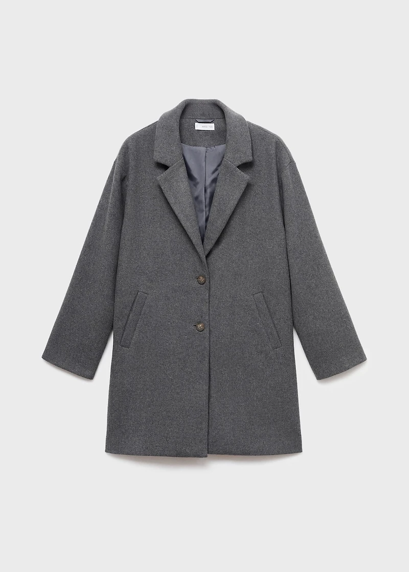 Cloth midi-coat