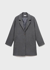 Cloth midi-coat