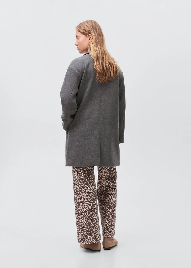 Cloth midi-coat