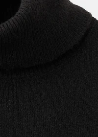 Turtle neck knit dress