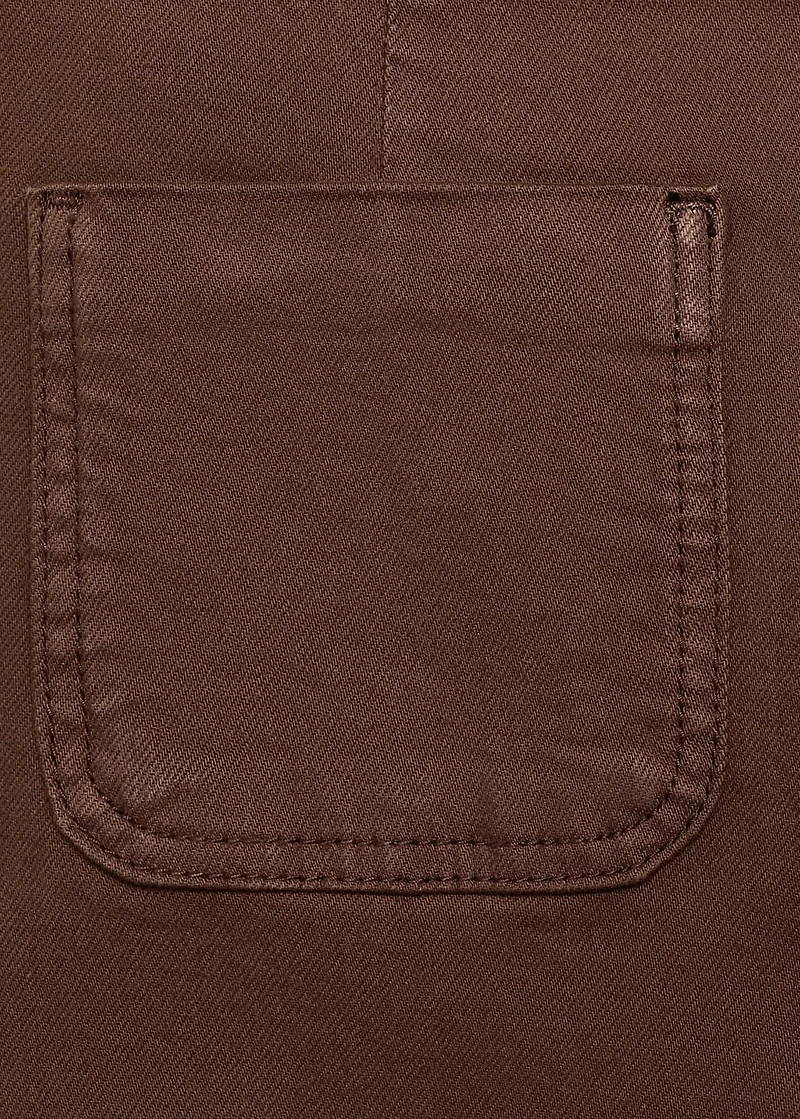Wide leg jeans with pockets