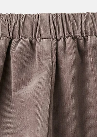 Cordoury skirt pants